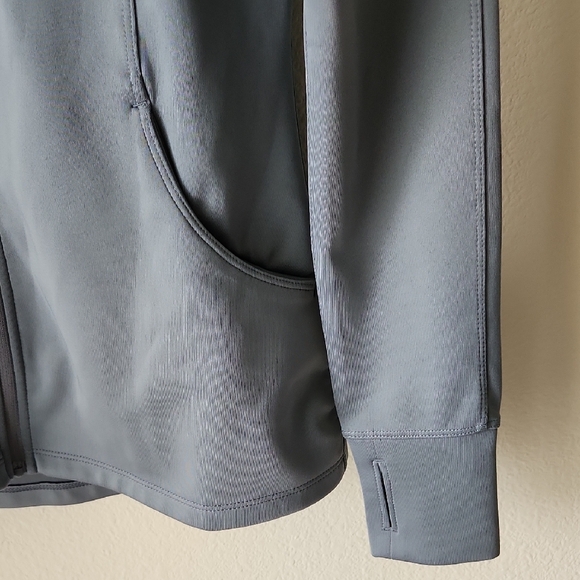 Apana Slate Gray Lightweight Jacket Sz S yoga Pilates outdoor tennis pickle ball - Picture 6 of 16